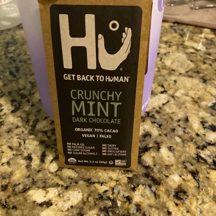 photo of Hu Kitchen Crunchy Mint Dark Chocolate shared by @maesti on  02 Jun 2021 - review