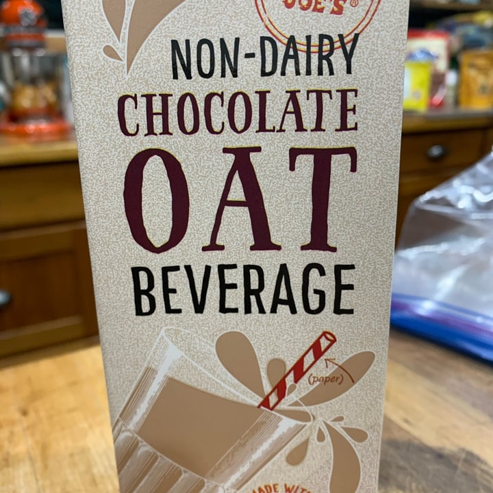 photo of Trader Joe's non dairy chocoate oat beverage shared by @farmerjan on  30 May 2022 - review