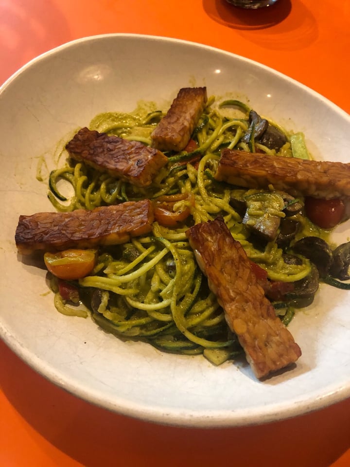 review photo of The Tiny Diner ‘Zoodles’ with Pesto shared by @greenqueen on 26 Sep 2019 - review