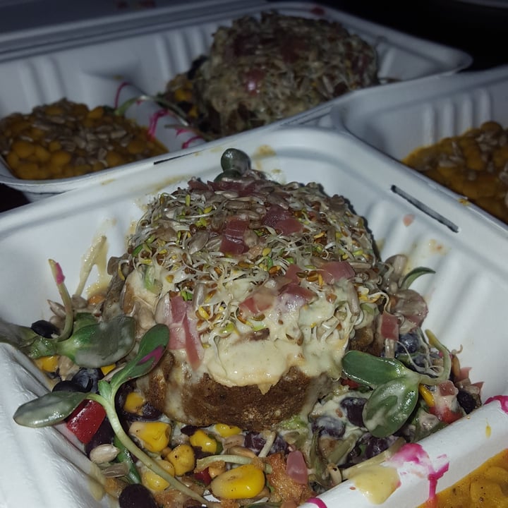 photo of The Sunshine Food Sprouting Co Bunless Burger shared by @lizadewet on  11 Oct 2020 - review