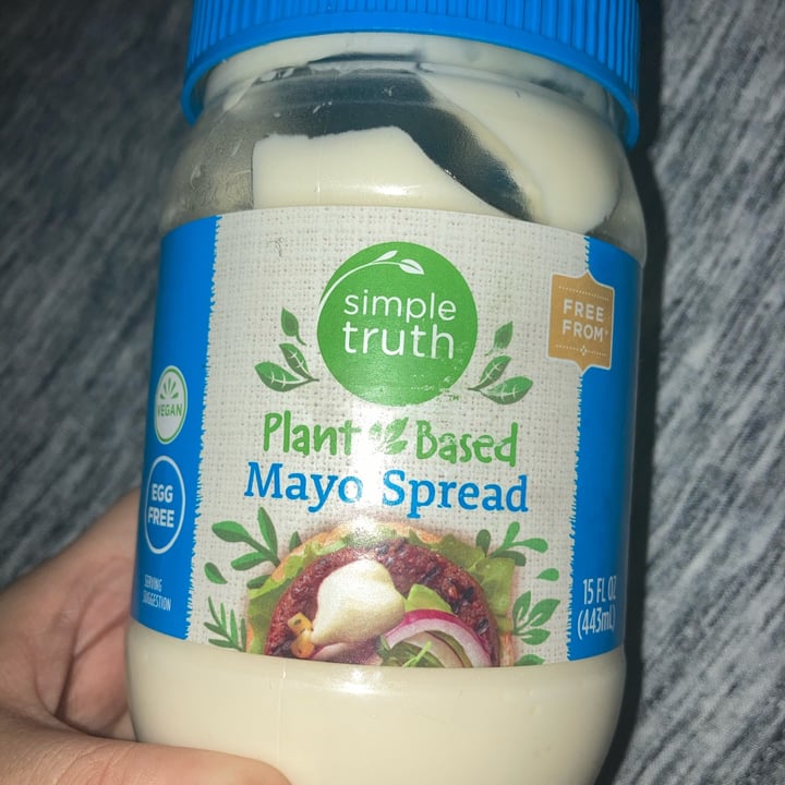 review photo of Simple Truth Plant Based Mayo spread shared by @frogs on 08 Dec 2021 - review