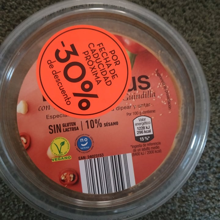 photo of ALDI Hummus piccante shared by @runa on  15 Feb 2022 - review