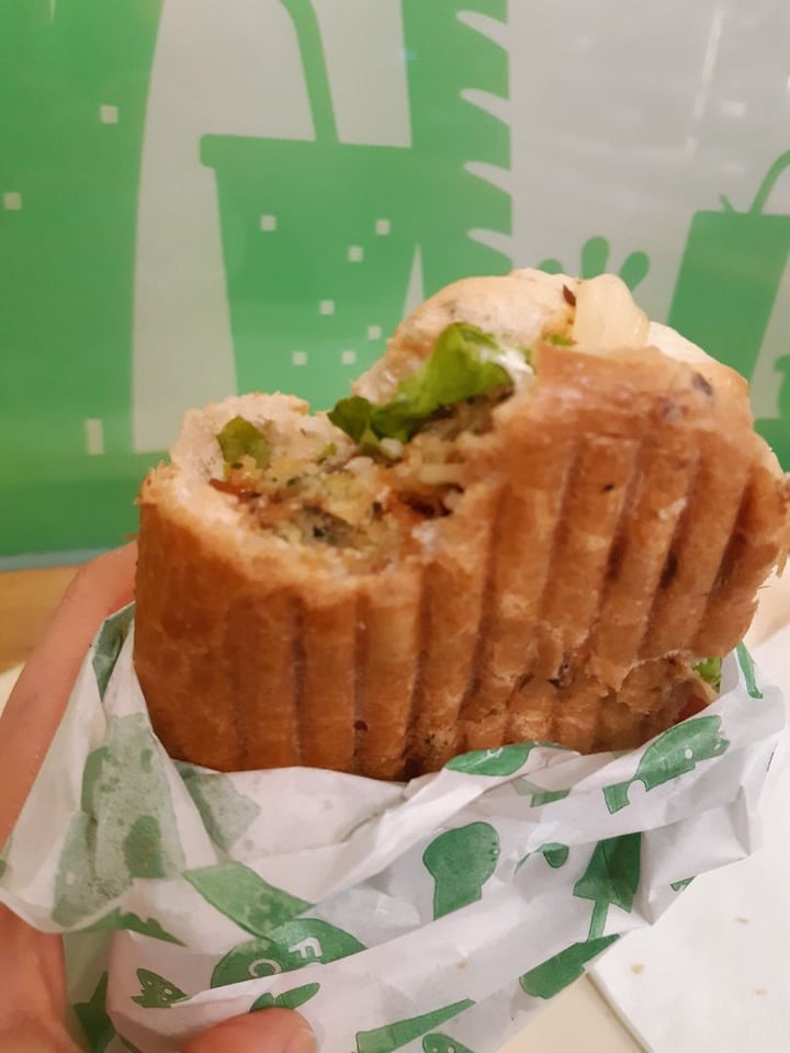 review photo of Fast Food "Food City Korzo" Sandwich Falafel Vege shared by @mokina360 on 02 Mar 2020 - review