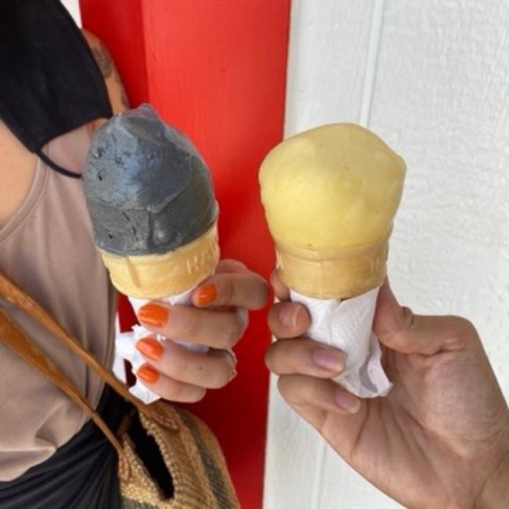 photo of Wing Ice Cream Parlor Black Sesame & Calamansi Sorbet shared by @lauraagarrison on  20 Aug 2020 - review