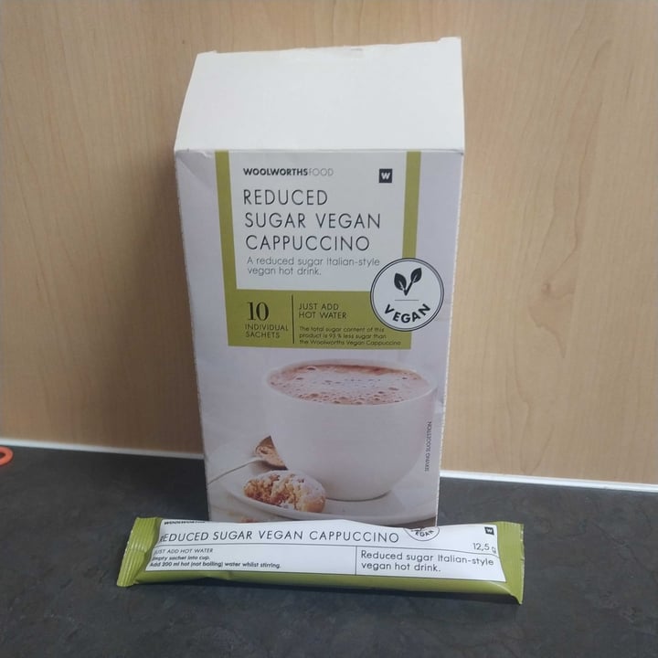 photo of Woolworths Foods  Reduced sugar vegan cappuccino shared by @yasmien007 on  18 Sep 2022 - review