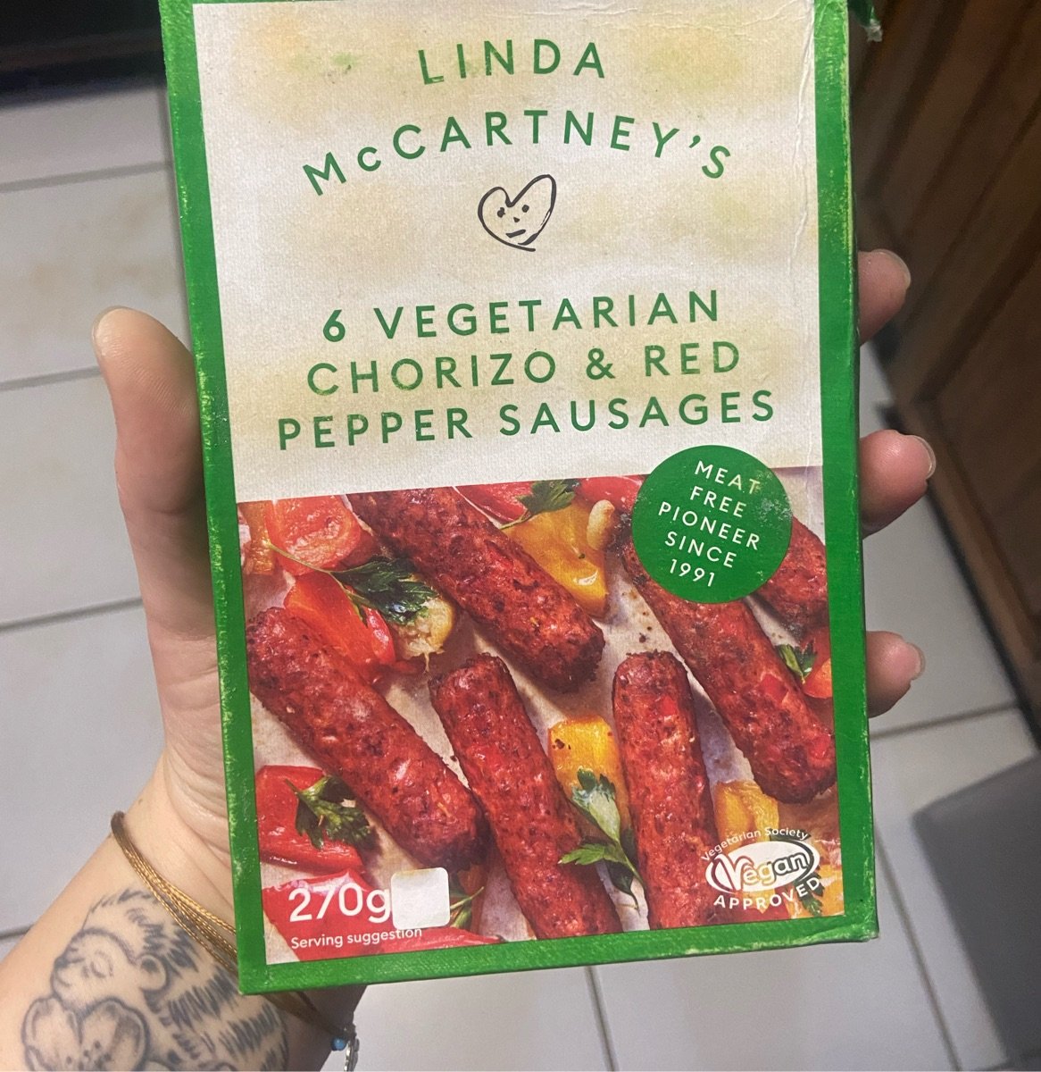 Linda McCartney's 6 Vegetarian Chorizo & Red Pepper Sausages Reviews
