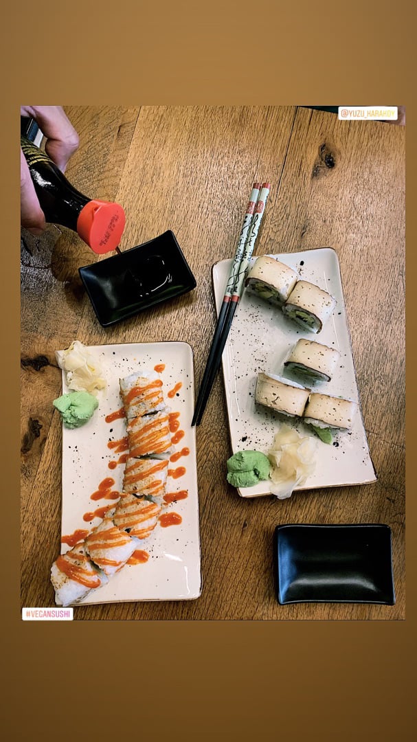 photo of YUZU Karakoy Fried tempeh California roll and smoked tofu roll shared by @lisajay on  04 Jul 2019 - review