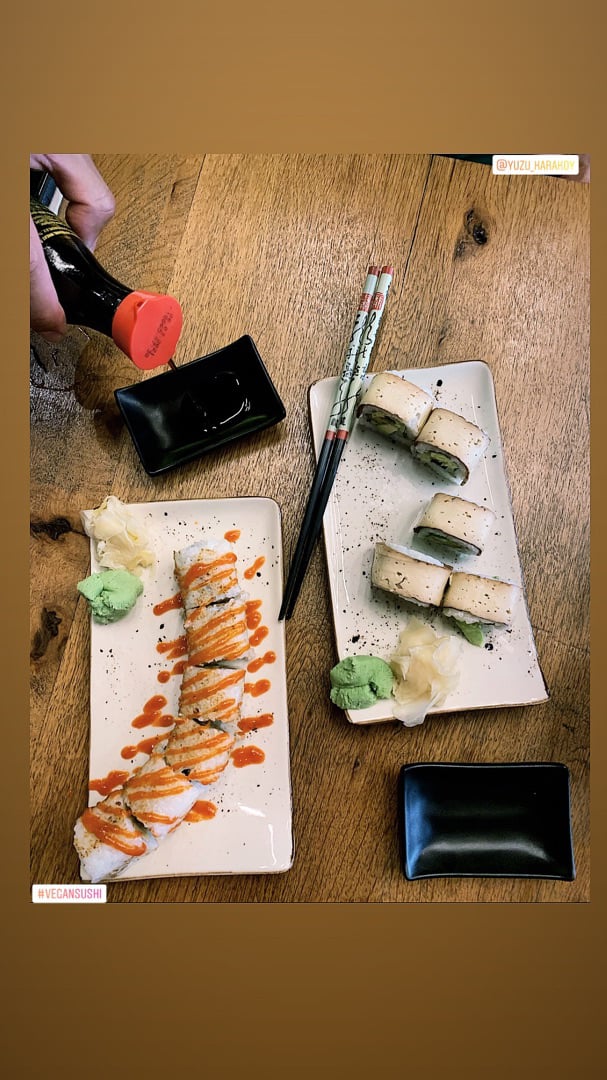 review photo of YUZU Karakoy Fried tempeh California roll and smoked tofu roll shared by @lisajay on 04 Jul 2019 - review