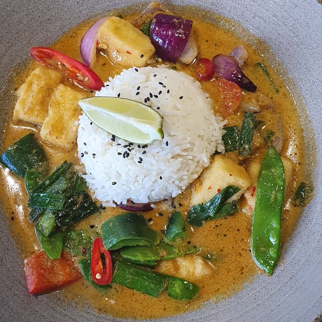 Foto del piatto “Raisukaree curry yasai tofu”
