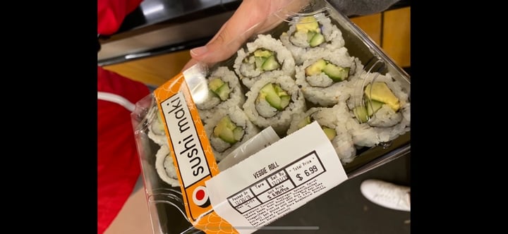 review photo of Whole Foods Market sushi maki veggie roll shared by @abyborra on 23 Mar 2020 - review