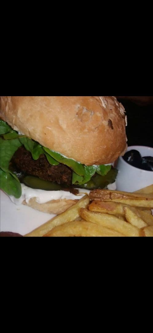 Photo of the dish “Hamburguesa De Porotos Negros”
