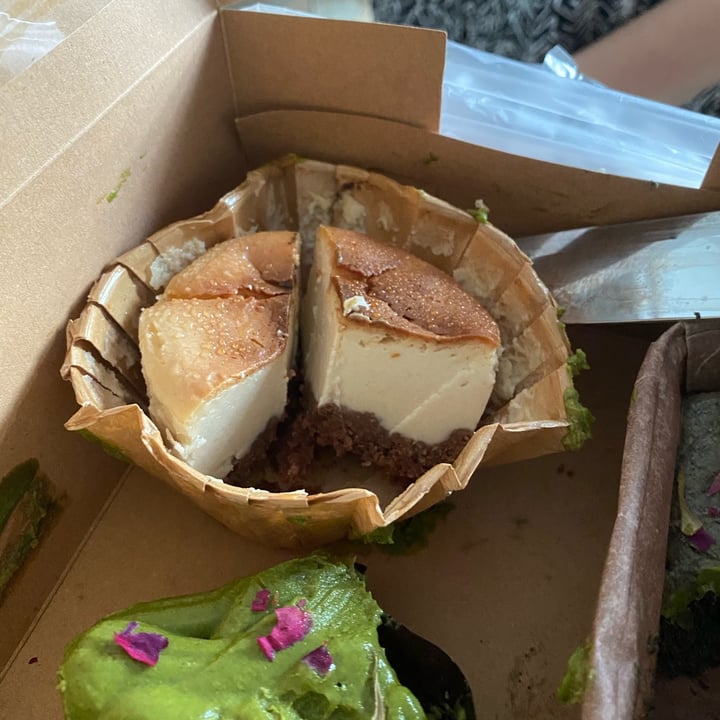 photo of The Plant Food tofu cheesecake shared by @peasfulpea on  28 Dec 2021 - review
