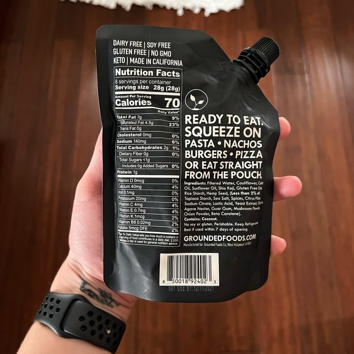 review photo of Grounded Cheese free cheese sauce shared by @margaritaz on 29 Jan 2022 - review