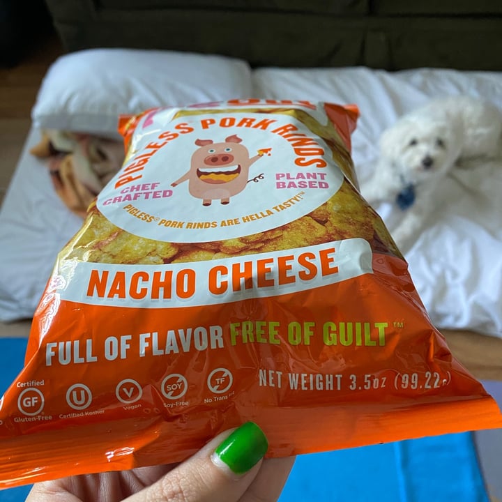 review photo of Outstanding Foods Cheddar Pigless Bacon Chips shared by @valentina86 on 06 May 2020 - review