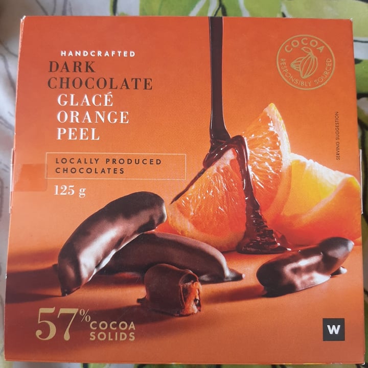 photo of Woolworths Food Dark Chocolate Glacé Orange Peel shared by @sineadsuter on  03 Oct 2020 - review