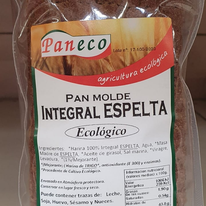 photo of Paneco Pan De Molde Integral shared by @frankyfrankens on  12 May 2020 - review