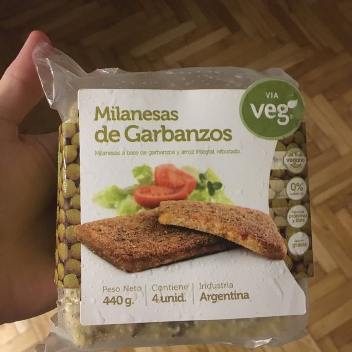 photo of Via Veg Milanesas De Garbanzos shared by @leandiluigi on  01 Jun 2020 - review