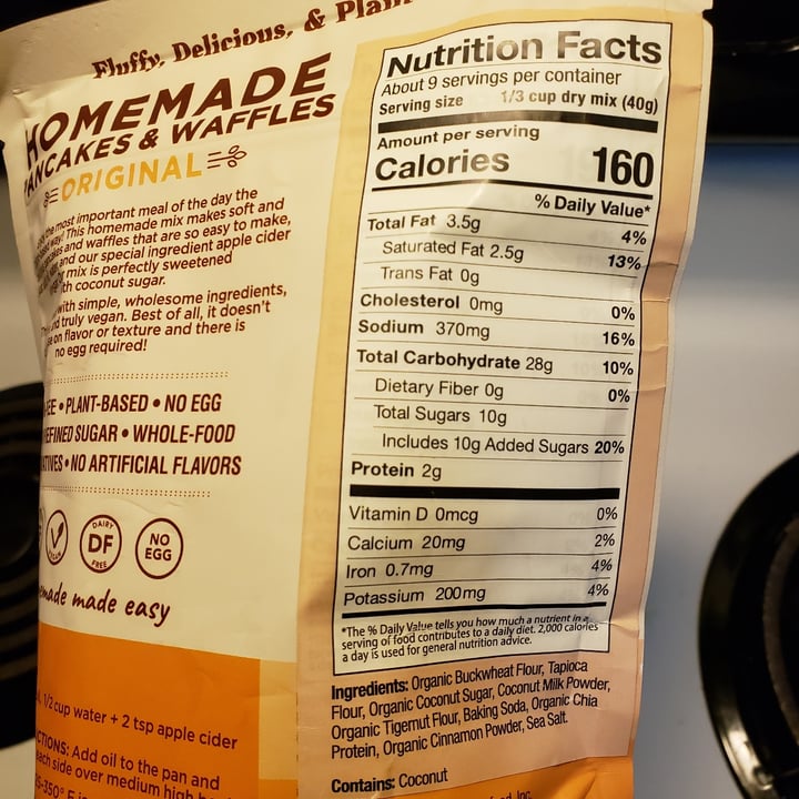 review photo of Laird Superfood Homemade Pancakes & Waffles Original shared by @samwisesamgee on 10 Dec 2021 - review