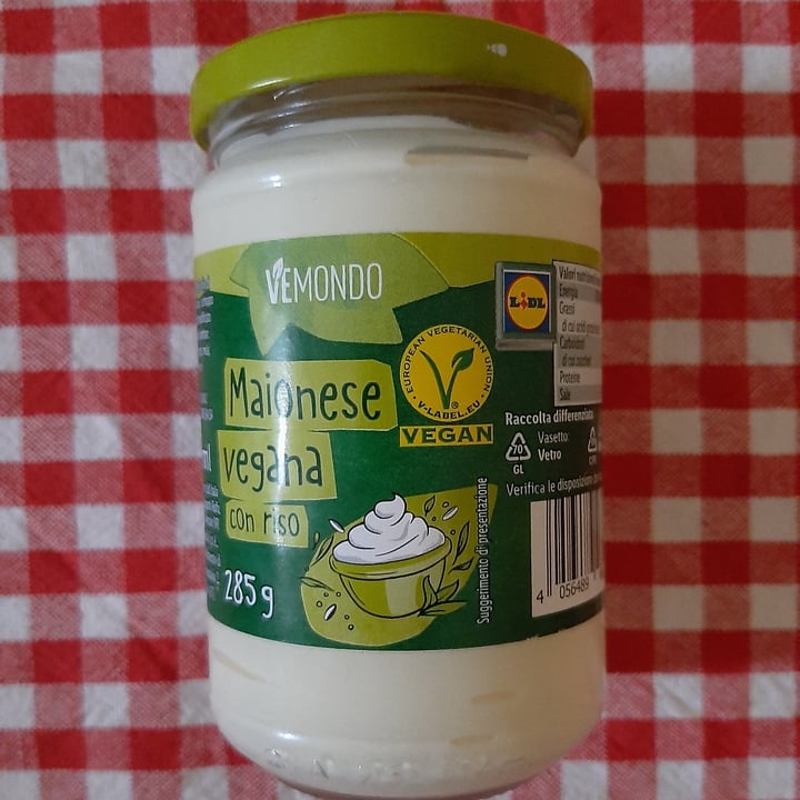 photo of Vemondo Maionese vegana con riso shared by @saracacciatore on  24 Apr 2022 - review