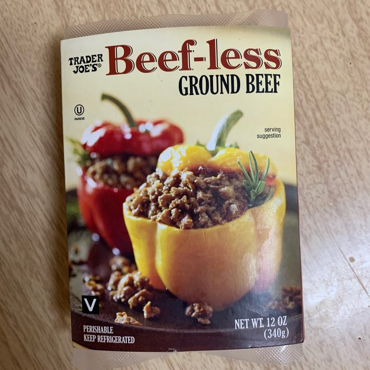 photo of Trader Joe's Beef-less Ground Beef shared by @soularflare on  28 Jan 2021 - review