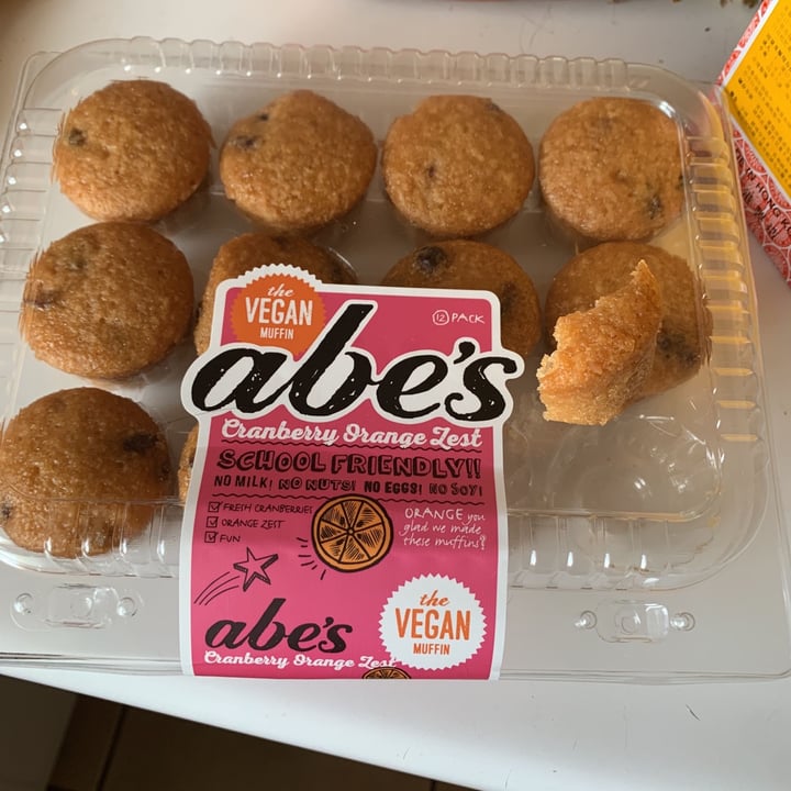 photo of Abe's Vegan Muffins Cranberry Orange Zest Mini Muffins shared by @slanderson34me on  26 Sep 2020 - review
