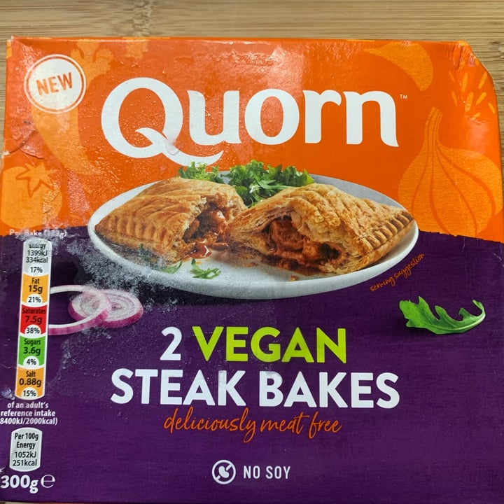 photo of Quorn 2 Vegan Steak Bakes shared by @doped on  14 Mar 2022 - review