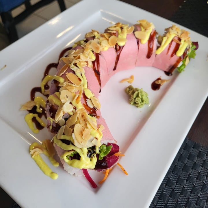 review photo of Asia Fusion Sushi Rainbow Vegan Roll shared by @alis95 on 10 Jul 2022 - review