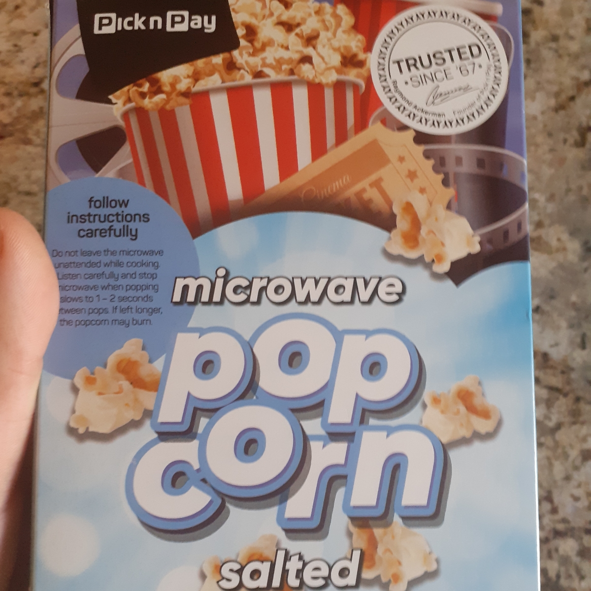 Pick n Pay Microwave popcorn Reviews abillion