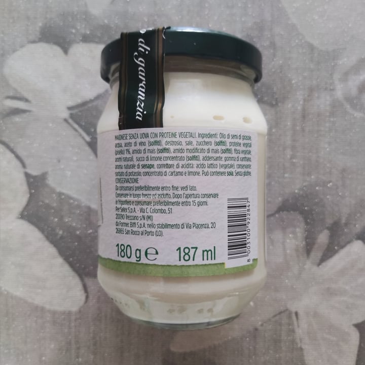 photo of Selex Maionese 100% vegetale shared by @nocciola on  19 Jan 2022 - review