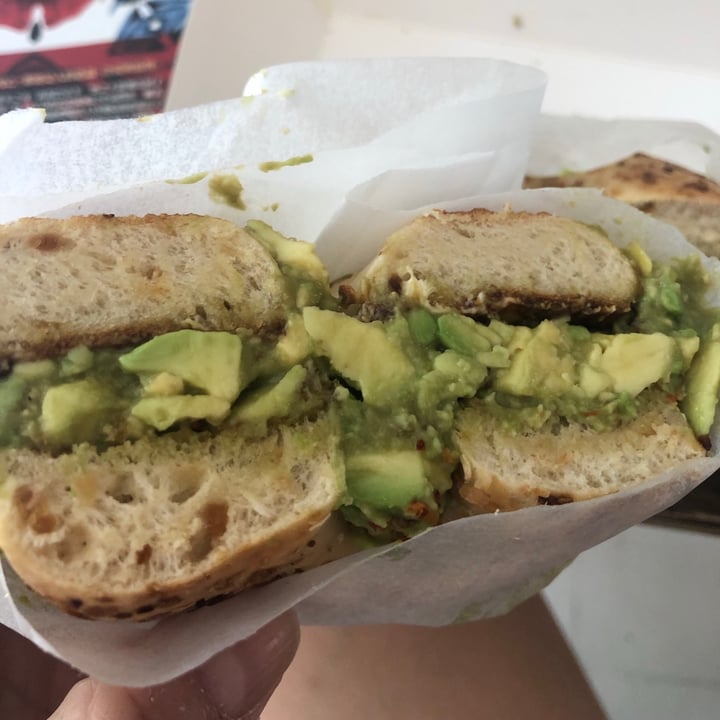 photo of CHOICE CUTS GOODS + COFFEE Smashed avo vegemite cream cheese bagel shared by @heavenly0430 on  13 Dec 2020 - review