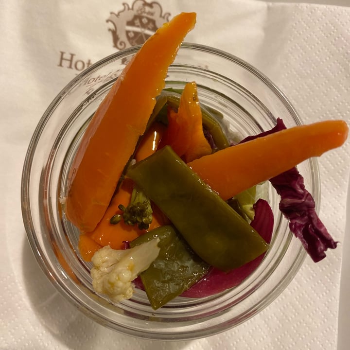 photo of Hotel Resort & Spa Miramonti Antipasto di verdure agrodolci shared by @alessiacarrara on  19 Apr 2022 - review