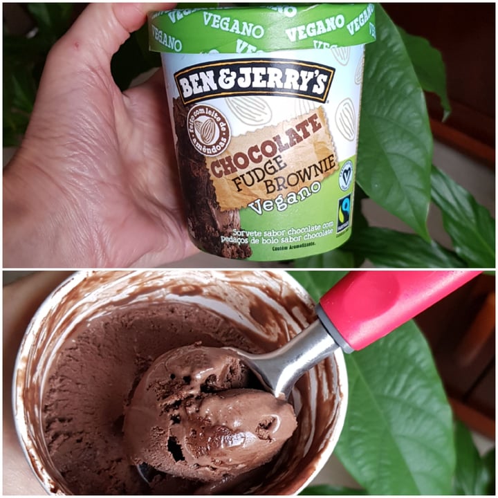 photo of Ben & Jerry's Chocolate Fudge Brownie Vegano shared by @vrgvegana on  13 Sep 2022 - review