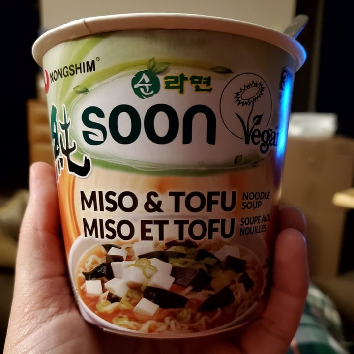photo of NONGSHIM (농심) Miso and Tofu Noodle Soup shared by @whatacuriousnotion on  28 Sep 2022 - review