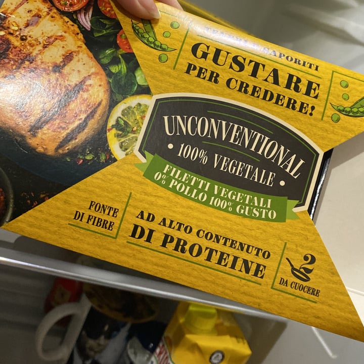 photo of Unconventional Filetti Vegetali 0% Pollo 100% Gusto - Plant Based Fillet shared by @helfra on  11 Jan 2022 - review