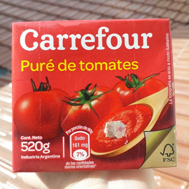photo of Carrefour Puré de Tomates shared by @c3cii on  22 Sep 2020 - review