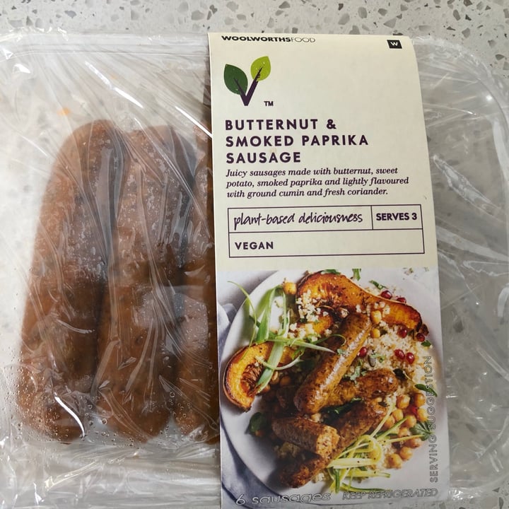 photo of Woolworths Food Butternut & Smoked Paprika Sausage shared by @tenderstem on  27 Jun 2021 - review