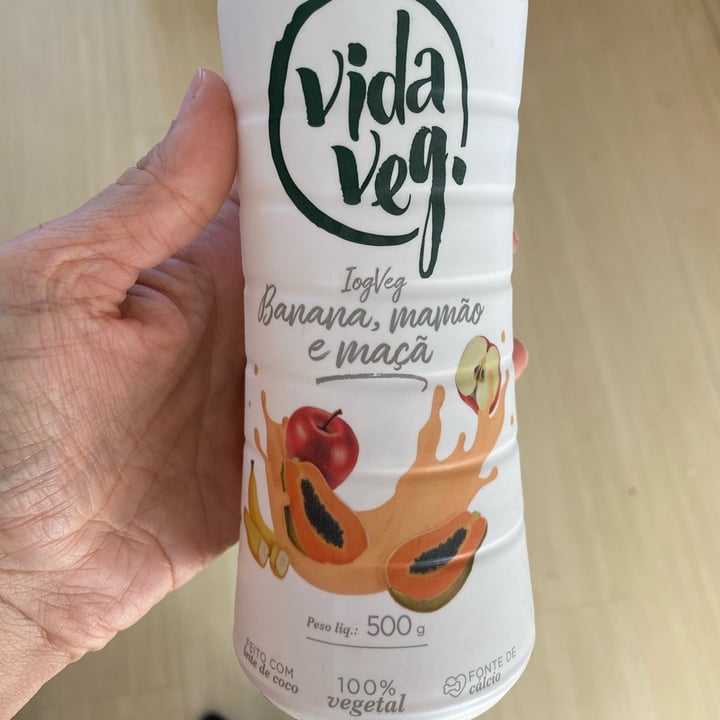 review photo of Vida Veg IogVeg Banana Mamão e Maçã shared by @danibraga on 29 May 2022 - review