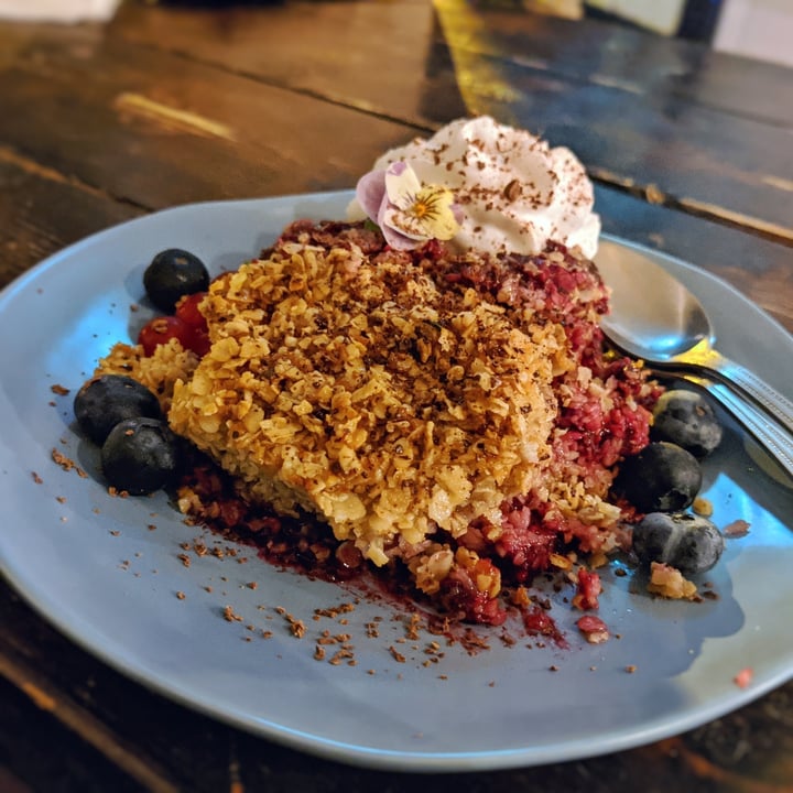 photo of Sova Vegan Butcher Berry Crumble shared by @vagrantvegan on  23 Aug 2020 - review