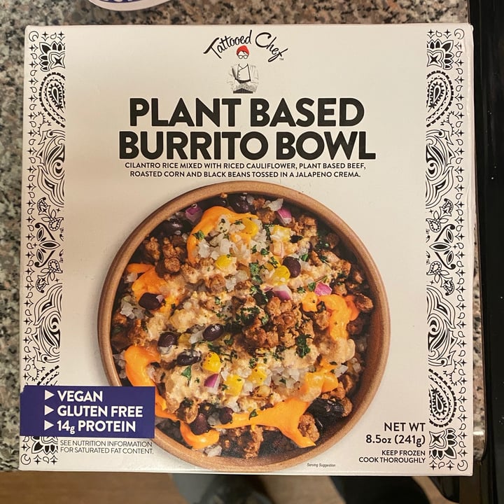 photo of Tattooed Chef Plant Based Burrito Bowl shared by @baby-vegan on  21 May 2021 - review