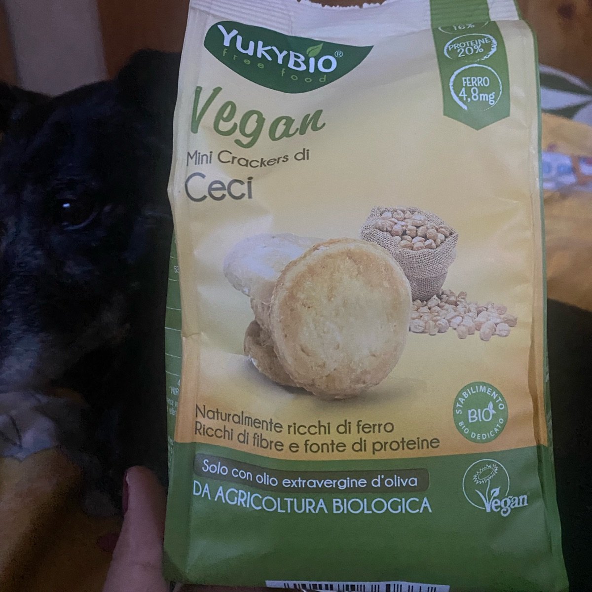 Crackers di ceci from Yukybio - Vegan Product Reviews & Ratings | abillion