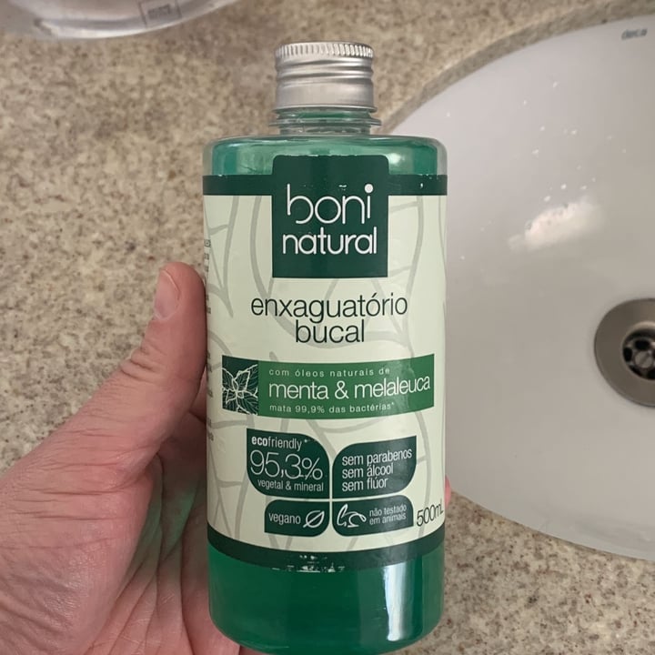 review photo of Boni natural Enxaguatório bucal shared by @tchelocavalera on 22 Apr 2022 - review