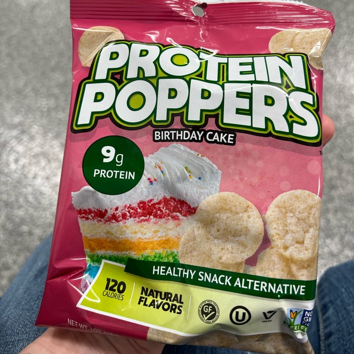 photo of protein poppers birthday cake Poppers shared by @chubbyvegan41 on  28 Jul 2022 - review