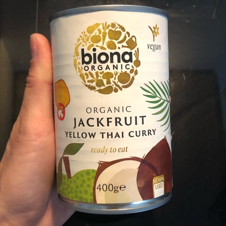 photo of Biona Jackfruit Yellow Thai Curry shared by @raffamarini on  09 Jul 2022 - review