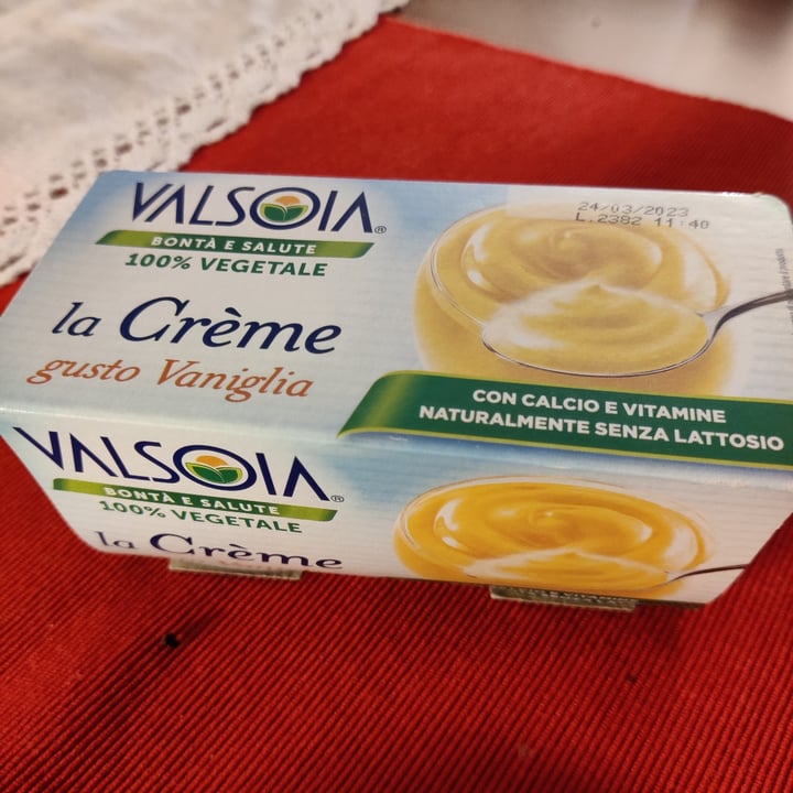 photo of Valsoia La Crème Gusto Vaniglia shared by @verticales on  09 Nov 2022 - review