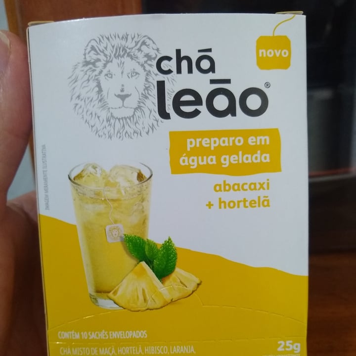 photo of Chá Leão Chá Leão gelado de abacaxi com hortelã shared by @fernandamatos on  17 Apr 2022 - review