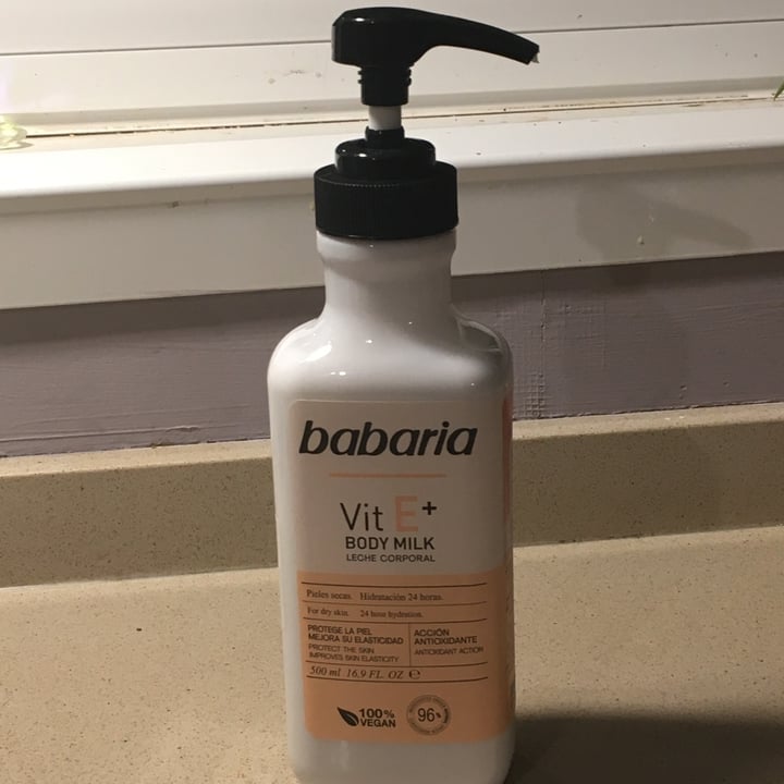 photo of Babaria Body milk vitamina E shared by @mile7 on  27 Aug 2021 - review