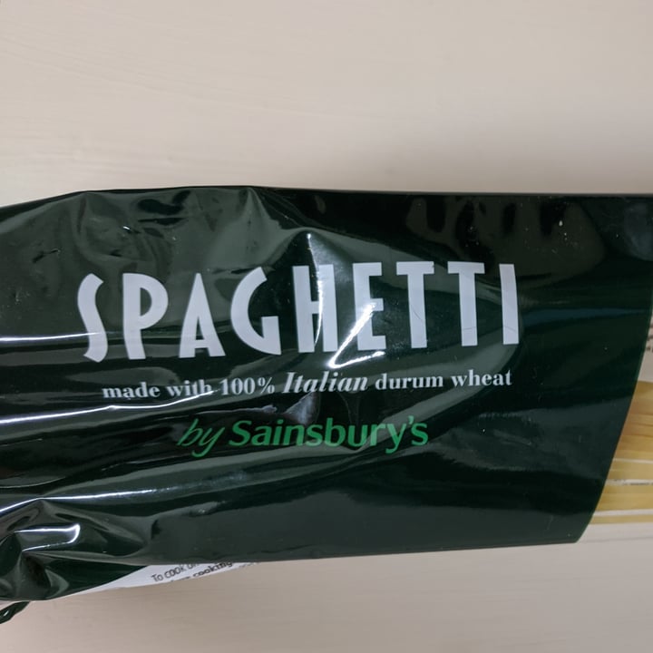photo of Sainsbury's Spaghetti shared by @kurtlubin on  09 Sep 2020 - review