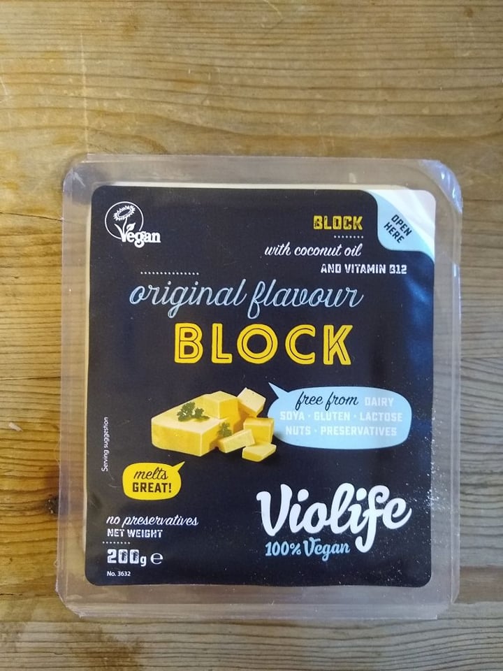 photo of Violife Original Flavour Block shared by @veganurse on  29 Mar 2020 - review