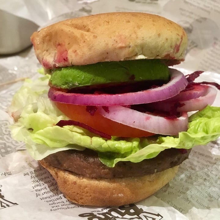 photo of VeganBurg Singapore Avocado Beetroot Burger shared by @rjp on  21 Jul 2018 - review