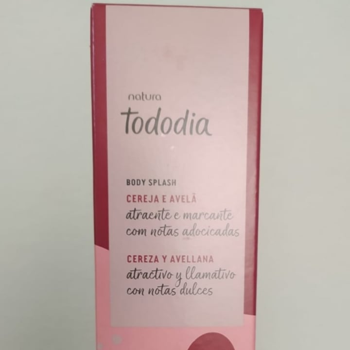 review photo of Natura Tododia Cereja e Avelã Body Splash Desodorante Colônia shared by @caiqueoliveira on 17 Apr 2022 - review
